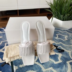 By Far Mei leather and pvc sandals